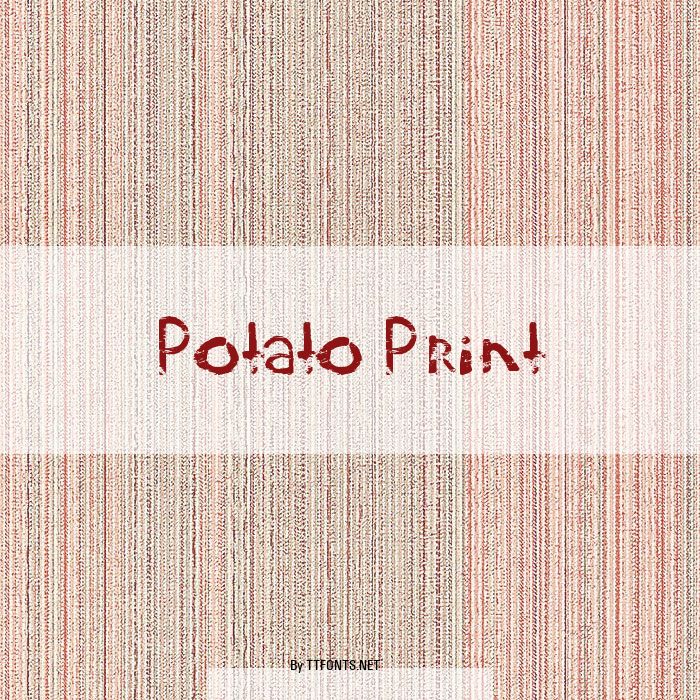 Potato Print example